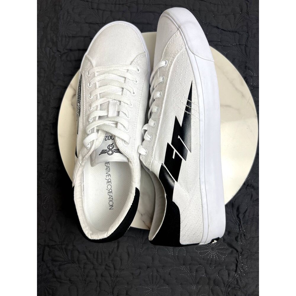 Creative Recreation Mens Zeus Canvas Lo Sneaker Black Logo SZ 13: NWOT/N…